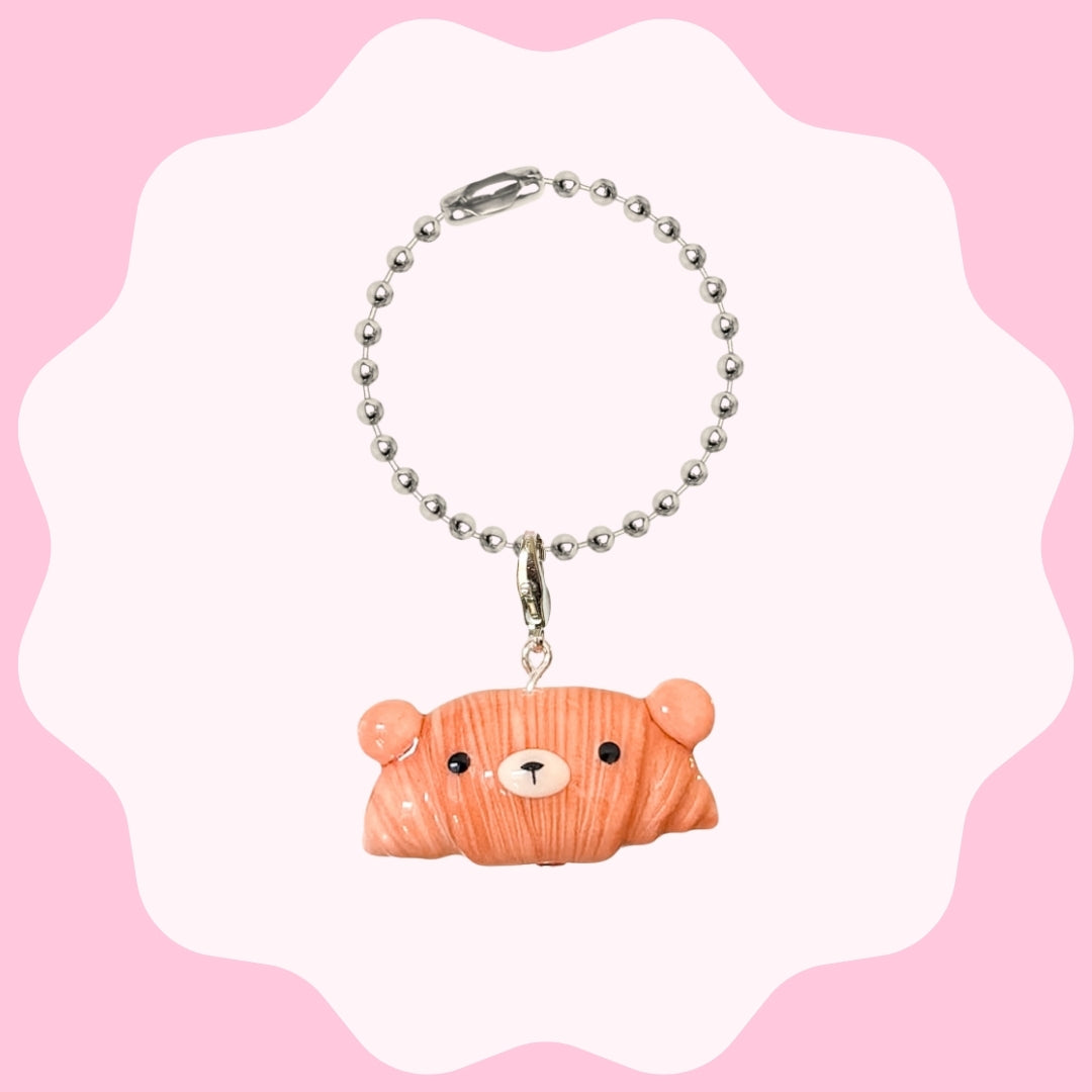 Bear Croissant Charm