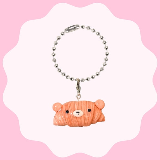 Bear Croissant Charm