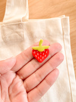 Strawberry Clay pin