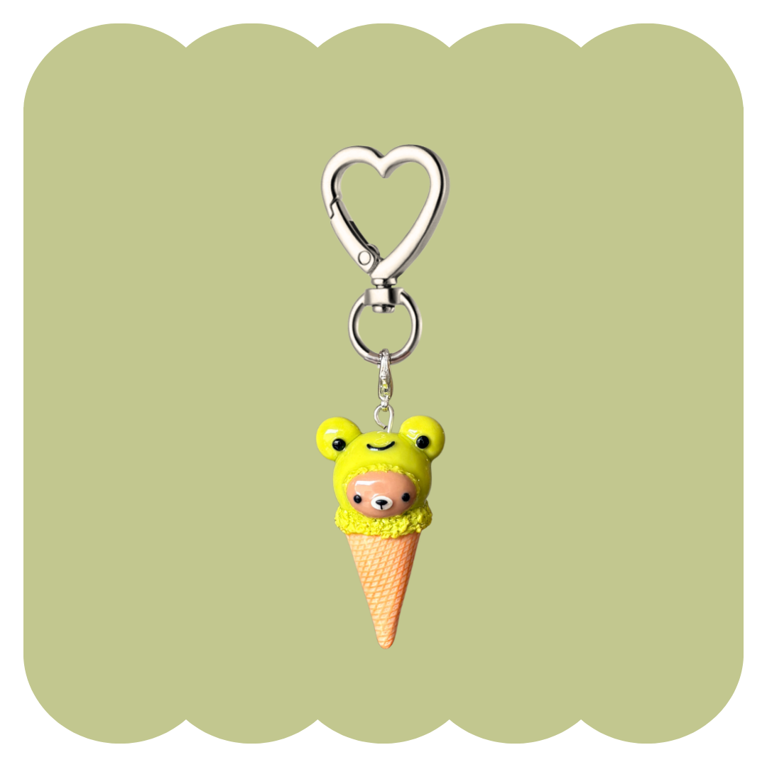 FROGGY LIME BAG CHARM