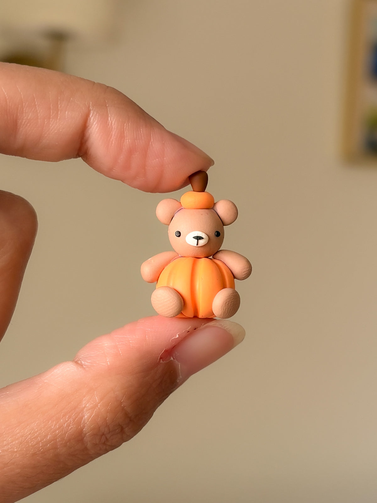 Pumpkin Bearnardo Earrings