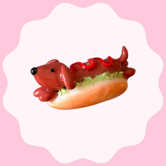 Hot Doggie Desk Friend! *Custom order*