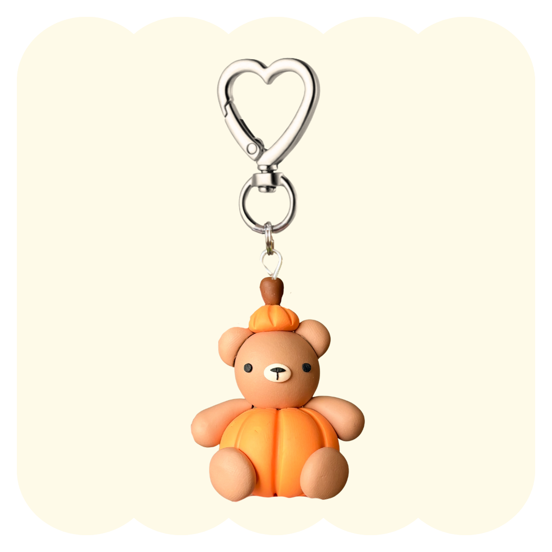 Pumpkin Bearnardo Bag charms