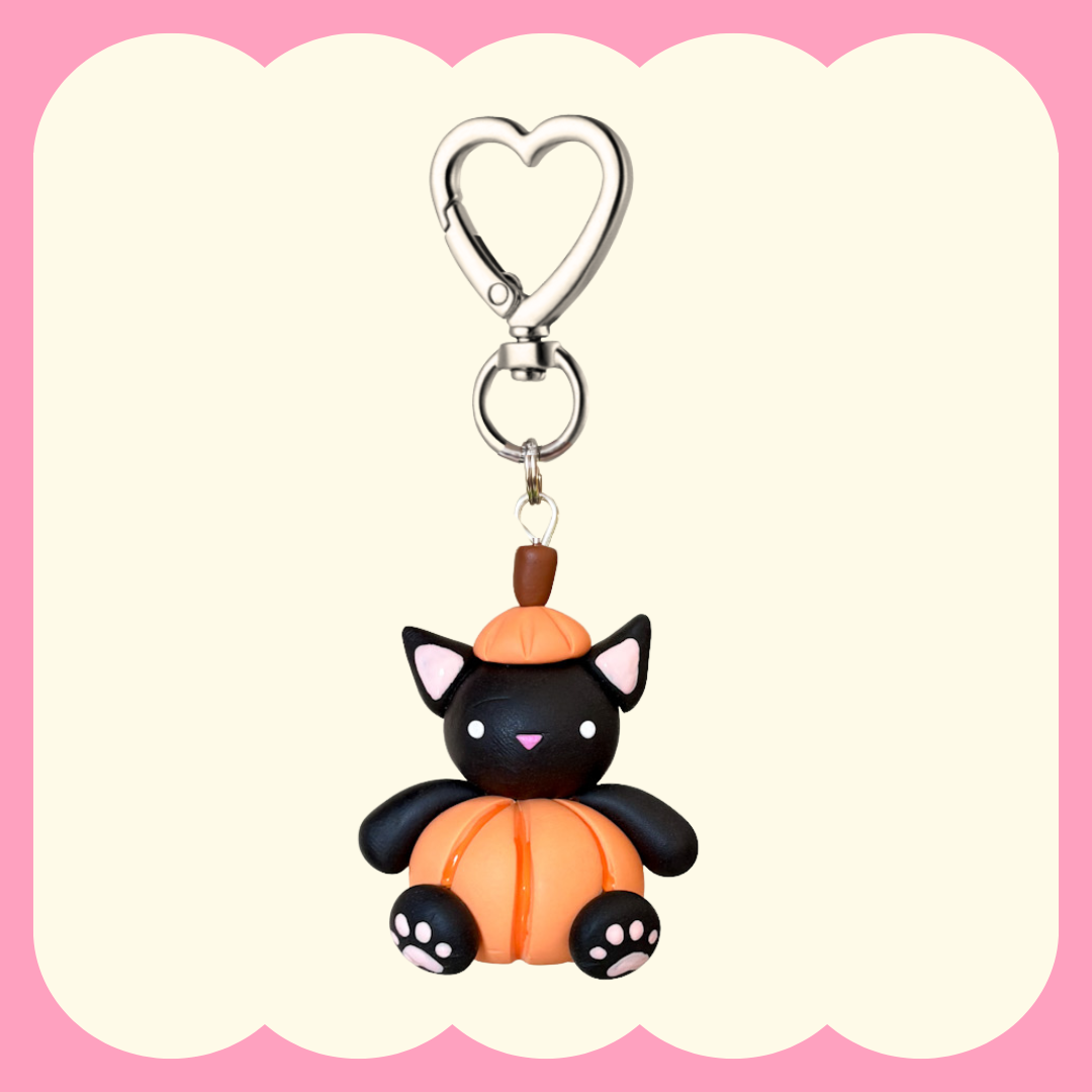 Pumpkin Salem Bag Charm