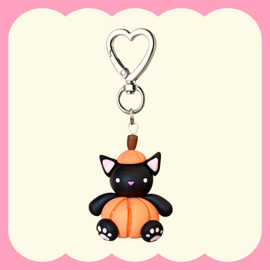 Pumpkin Salem Bag Charm
