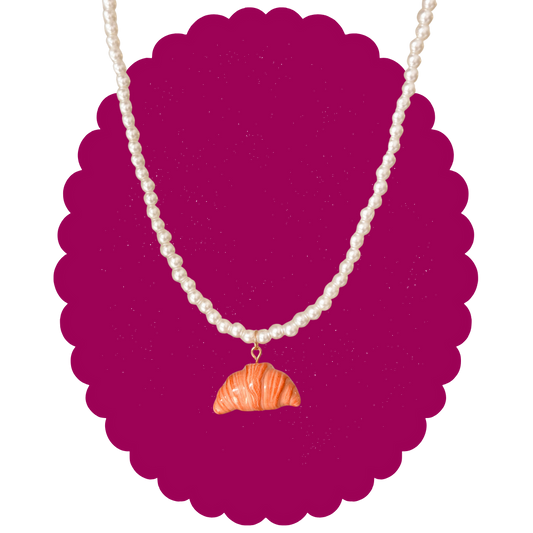 Croissant Charm Necklace