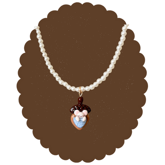 Eepy Mousy Charm Necklace
