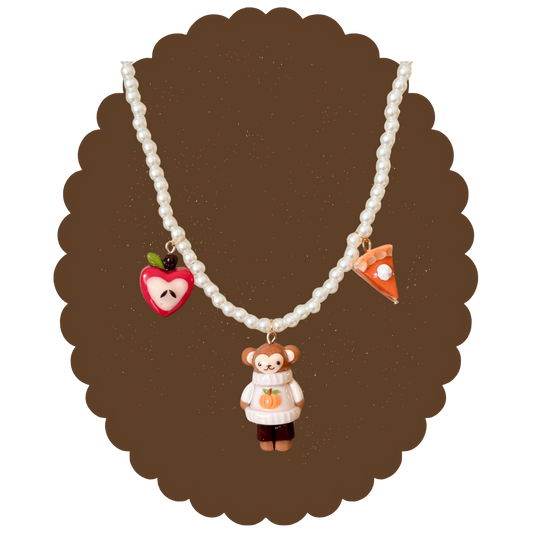 Gabriella Monkee Autumn Charm Necklace