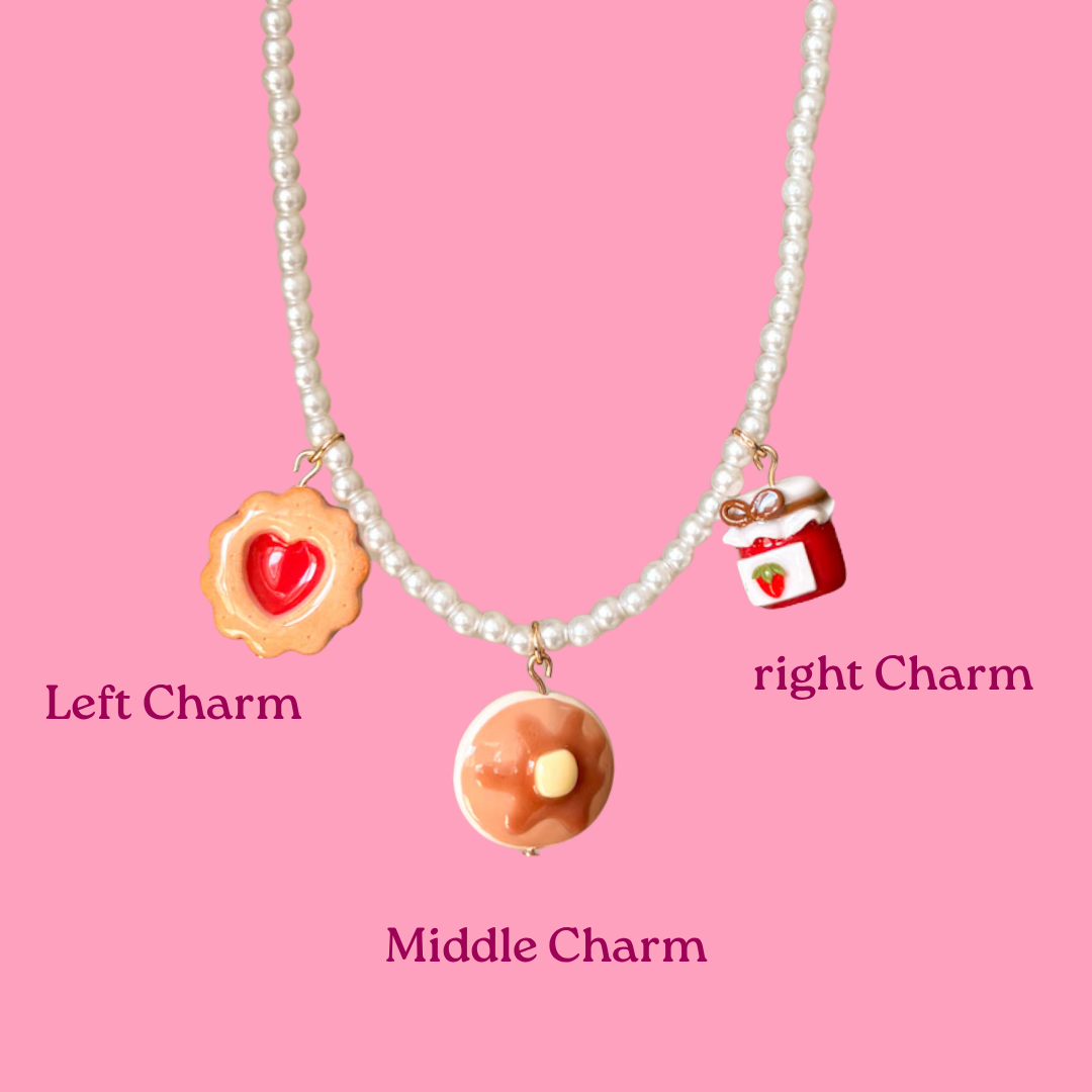 Custom Three Charm Necklace