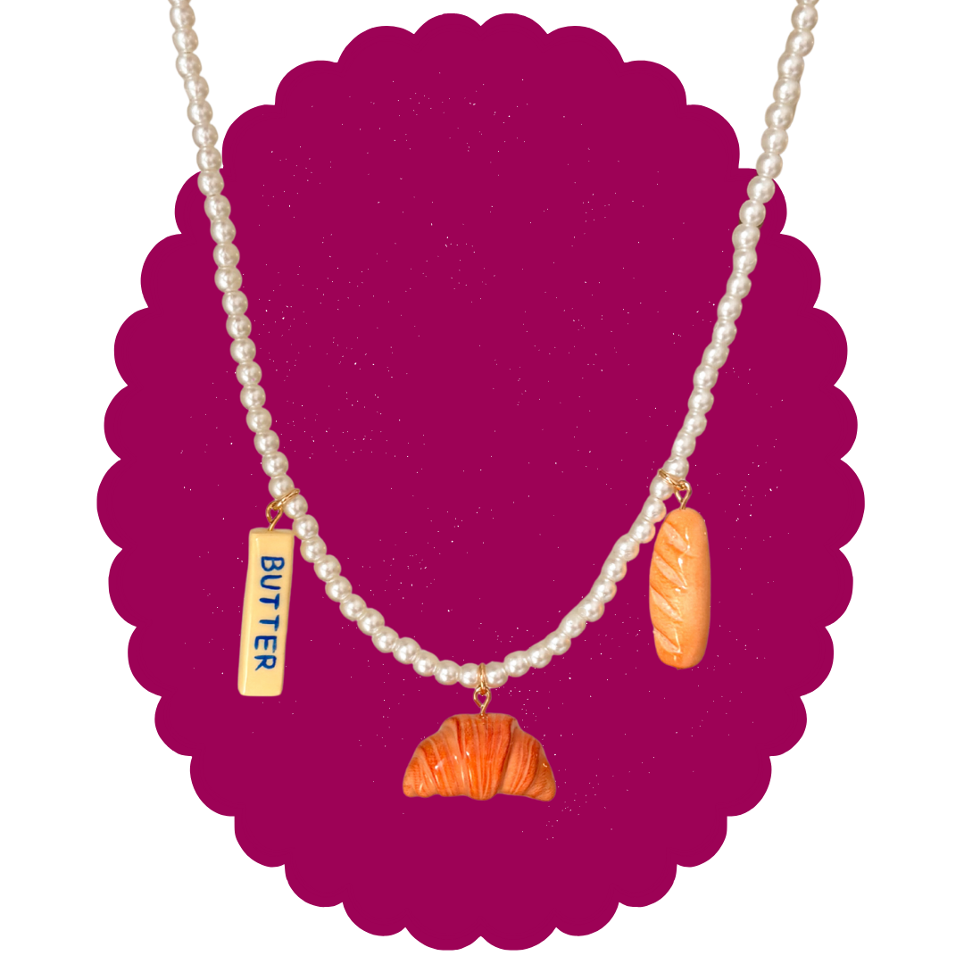 Bread Lover Charm Necklace