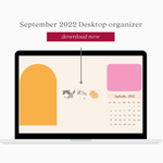 September 2022 Desktop organizer No.2