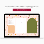 September 2022 Desktop organizer No.3