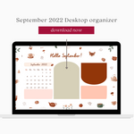 September 2022 Desktop organizer No.4